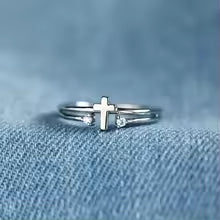 Cross Ring — Silver